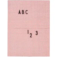 Design Letters Tavle - A4 - Rosa - - OneSize - Tavle