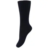 Condor Knestrømper - Rib - Navy - - 9-10 år (134-140) - Sokker