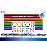 Ooly Tusjer - Fargeglans Metallic - 12 stk. - - OneSize - Tusj