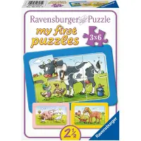 Ravensburger Puslespill - My First - 3x6 Brikker - Animal Friend - - OneSize - Puslespill