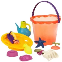 B. toys Bøttesett - Shore Thing - 23,5 cm - Rød - - OneSize - Sandleker