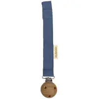 Filibabba Snor Til Smokk m. Velcro - Varm Blue - - OneSize - Smokkebånd