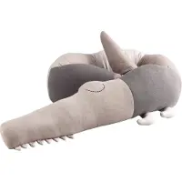 Sebra Pute - Strikket - 190 cm - Super Friendy Sleepy Croc - Sea - - OneSize - Pute