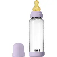 BIBS Böhmen Babyflaske - 240 ml - Glass/Naturgummi - Violet Sky - - OneSize - Babyflaske