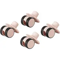 Modu 4x Swirly Wheels - 4-pack - Soft Rose - - OneSize - Tumledyr