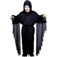 Smiffys Kostymer - Screamer Ghost - Svart - - 4-6 år (104-116) - Kostymer