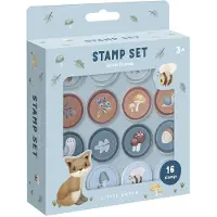 Little Dutch Stempler - Selvfarging - 16 stk. - Forest Friends - - OneSize - Kreativt leker