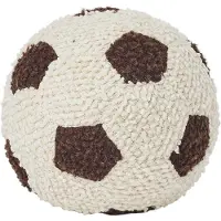 Smallstuff Fotball - Strikk - Off White/Brown - - OneSize - Baller