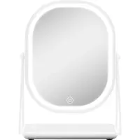 Gillian Jones Makeup Table Mirror LED-Light & Tray - White 10212-90 - White 1 pieces - White