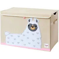 3 Sprouts Oppbevaringsboks m. Lokk - 61x37x38 cm - Lama - - OneSize - Oppbevaring