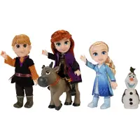 Disney Frozen Lekefigurer - 15 cm - 5 stk. - - OneSize - Lekefigur