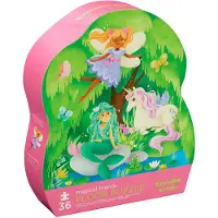 Crocodile Creek Puslespill - 36 Brikker - Magical Friends - - OneSize - Puslespill