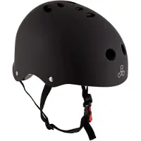 Triple 8 Hjelm - Sertifisert Sweatsaver - Black Gummi - - XS/S - Sykkelhjelm