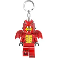 LEGO Nøkkelring m. Lommelykt - Dragefyren - - OneSize - Lommelykter
