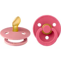 BIBS Colour Smokker - 2-pack - Str. 2 - Anatomisk - Dusty Pink/K - - OneSize - Smokk