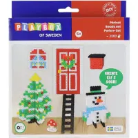 Playbox Perlesett - 2000 stk. - Snømann m. Dør - - OneSize - Perler
