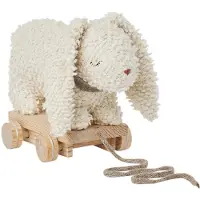 Smallstuff Trekkdyr - Kanin - Off White - - OneSize - Leker på hjul