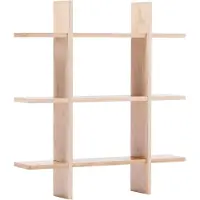 Kids Concept Hylle - 70x70 cm - Saga Blonder - Tre - - OneSize - Hylle