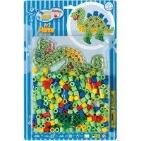 Hama Maxi Perlesett - 250 stk. - Dinosaur - - OneSize - Perler