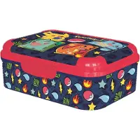 Pokémon Matboks - 16x11x6,5 cm - Blå/Rød - - OneSize - Matboks