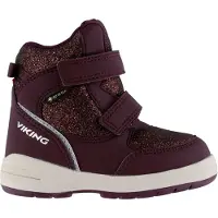 Viking Vintersko - Fun Glitter Warm GTX 2V - Plum - - 25 - Vinterstøvler