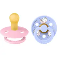 BIBS x MOOMIN Colour Smokker - Str. 1 - 2-pack - Baby Pink Mix - - 0-6 md - Smokk