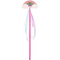 Souza Kostymer - Tryllestav m. Regnbue - Rosa - - OneSize - Kostymer