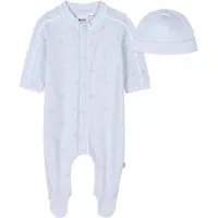 BOSS Gaveeske - Jumpsuit/Lue - Lyseblå m. Logoer - - 6 md - Jumpsuit