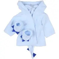 ASI Dukketilbehør - Badekåpe - 46 cm - Blå - - OneSize - Dukkeklær
