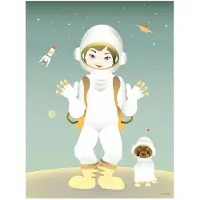 ViSSEVASSE Plakat - 30x40 - The Astronaut - - OneSize - Plakat