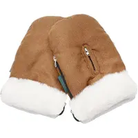 KongWalther Barnevognhansker - Østerbro - Falsk Brown Bark - - OneSize - Votter