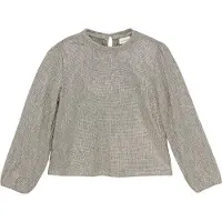 Minymo Genser - Glitter - Sølv - - 4 år (104) - Genser
