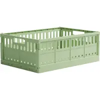 Made Crate Sammenleggbar boks - Maxi - 48x33x17,5 cm - Spring Gr - - OneSize - Sammenleggbar boks