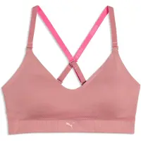 Puma Women's Sport Bralette, Clothing, Dusty Pink, S