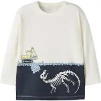 Name it Genser - NmmVilasse - Cloud Danser/Dino Gravemaskin - - 5 år (110) - Genser