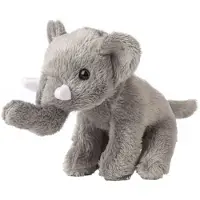 KEYCRAFT Kosedyr - 15x12 cm - Smols - Elefant - Grå - - OneSize - Kosedyr