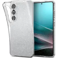 Spigen Glitterdeksel med flytende krystall for Samsung Galaxy S26 - Glitter og klar