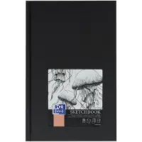 Oxford 400152622, Monokromatisk, Svart, A5, 48 ark, 100 g/m², Innbundet (hardcover)