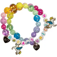 Great Pretenders BFF-armbånd - 2-pack - Dreams/Unicorn - - OneSize - Smykker