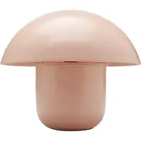 Kare Mushroom bordlampe, oransje, stål, høyde 27 cm