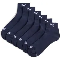 Puma Quarter Socks (3 Pack) Unisex, Clothing, Navy, 43-46