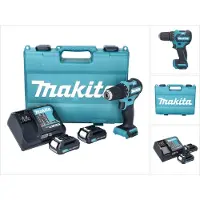 Makita Df332dsae 2x2.0ah 35/21nm Bldc 12v Elektrisk Skrutrekker