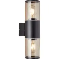 Brilliant Utendørs vegglampe Sergioro, 2 lyskilder