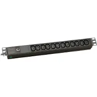 EFB Elektronik EK631CC.1 rack-PDU 1U 12 C13-uttak, C14-inngang, svart
