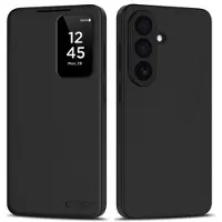 Tech-Protect Samsung Galaxy A37 Smart Clear View Flip-etui med kortspor - Svart