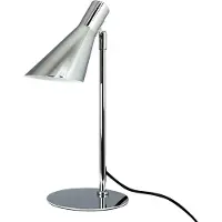 Dyberg Larsen bordlampe DL12, krom, høyde 39,5 cm, metall
