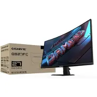 Gigabyte GS27FC - LED-skjerm - gaming - kurvet - 27 - 1920 x 1080 Full HD (1080p) @ 180 Hz - VA - 250 cd/m² - 3000:1 - 1 ms - 2xHDMI, DisplayPort