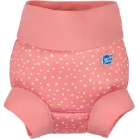 Splash About Svømmebleie - Happy Nappy - Rosa Dotty - - 2-3 år (92-98) - Svømmebleie