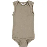 Joha Body u/e - Rib - Mørk Beige - - 50 - Body uten ermer