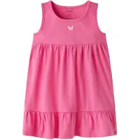 Name it Kjole - NmfVictoria - Strawberry Månen/Sløyfe Broderi - - 2 år (92) - Kjole